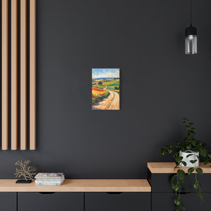Lazy Country Road #3 Canvas