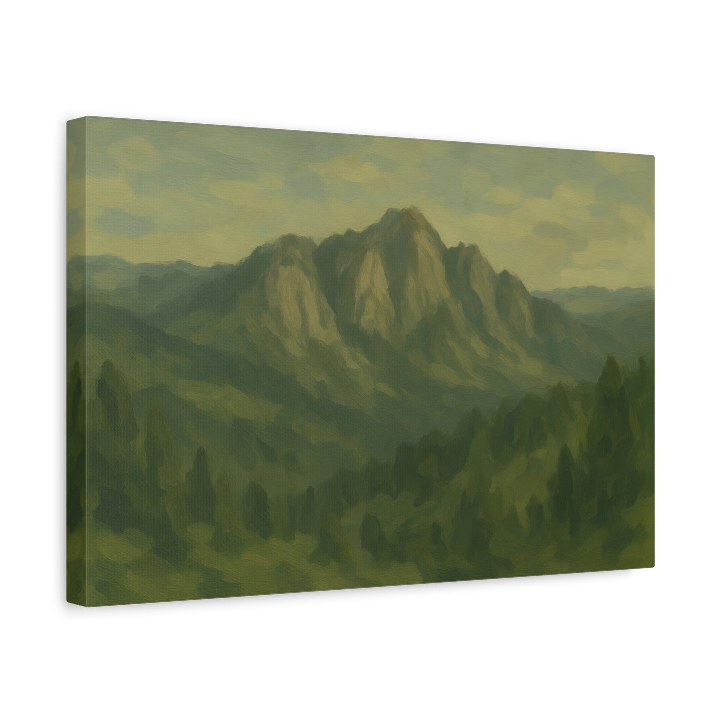 Green Mountains Canvas