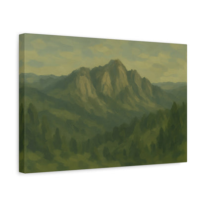 Green Mountains Canvas