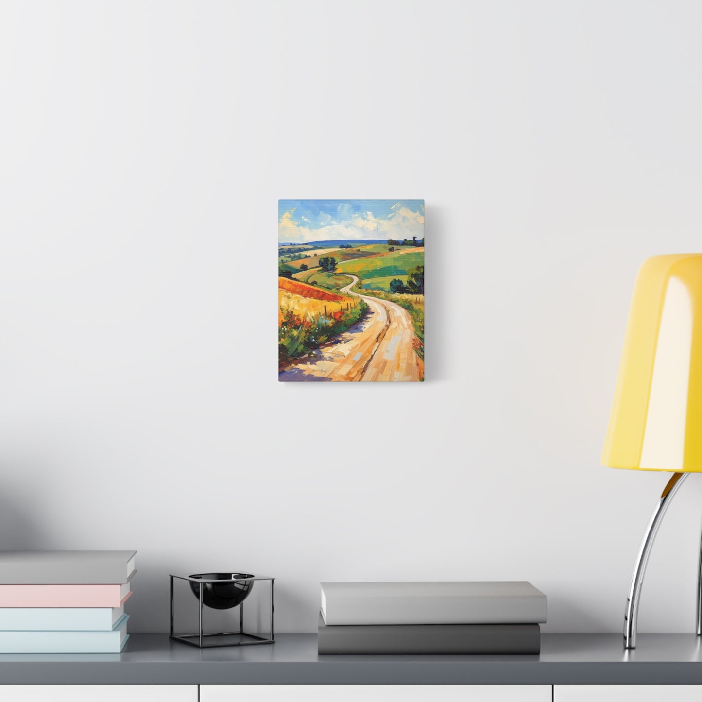 Lazy Country Road #3 Canvas