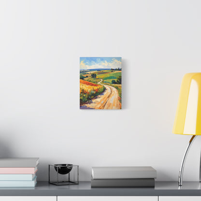 Lazy Country Road #3 Canvas