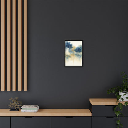 Floating Aspen and Birch Forest - Framed Canvas