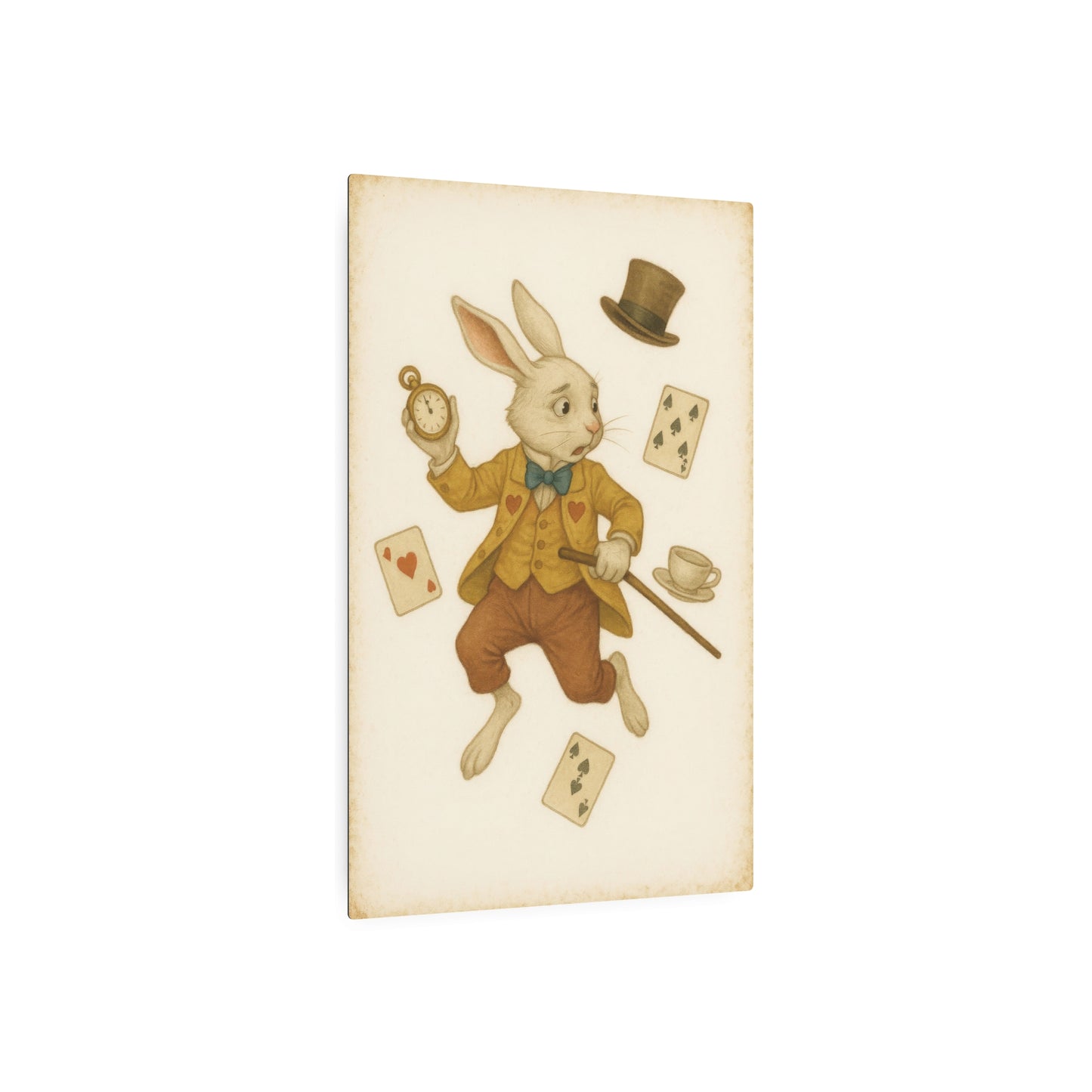 The White Rabbit - Metal Print