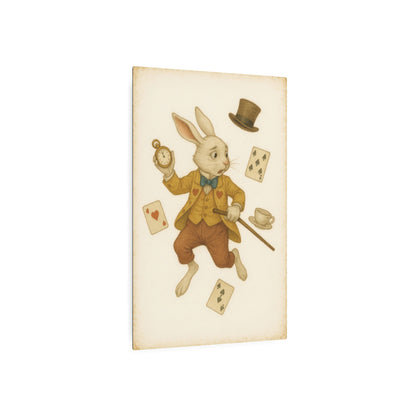 The White Rabbit - Metal Print