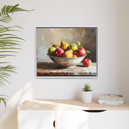 Farmhouse Fruit Bowl - Framed Canvas