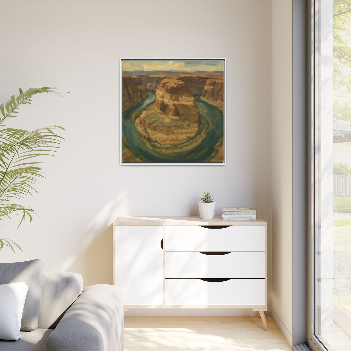 Horseshoe Bend - Framed Canvas