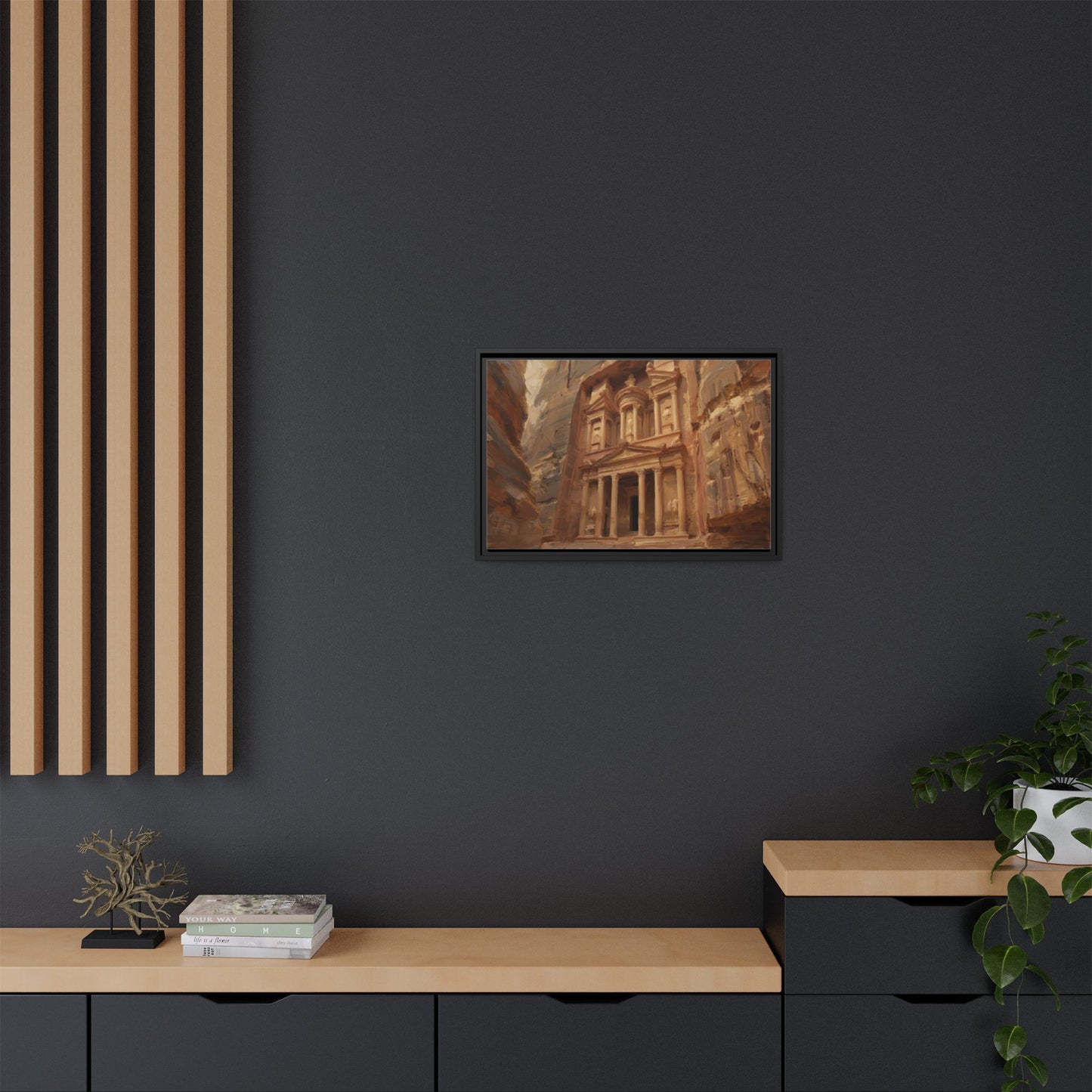 Petra - Framed Canvas