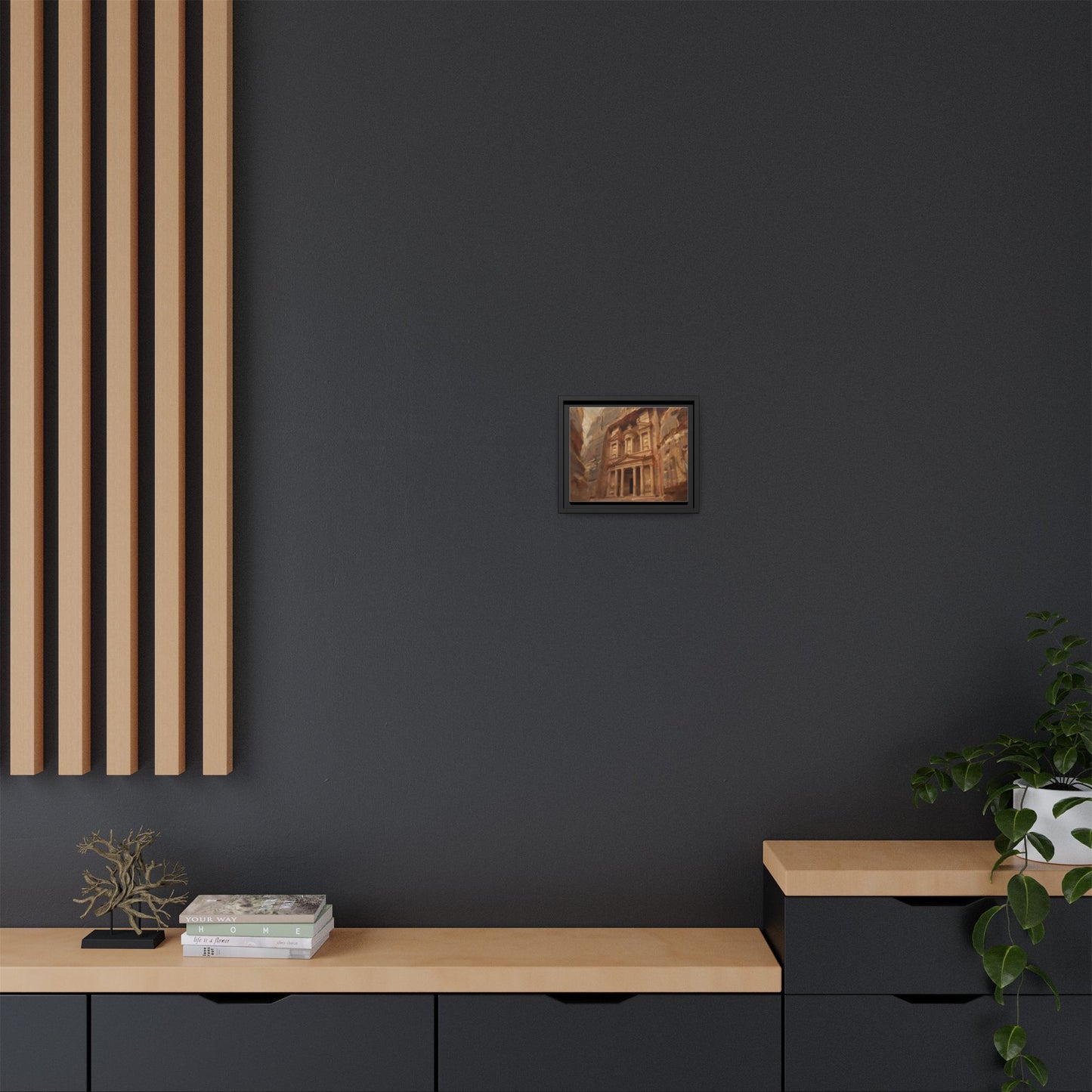 Petra - Framed Canvas