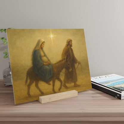 Journey to Bethlehem - Gallery Board with Stand