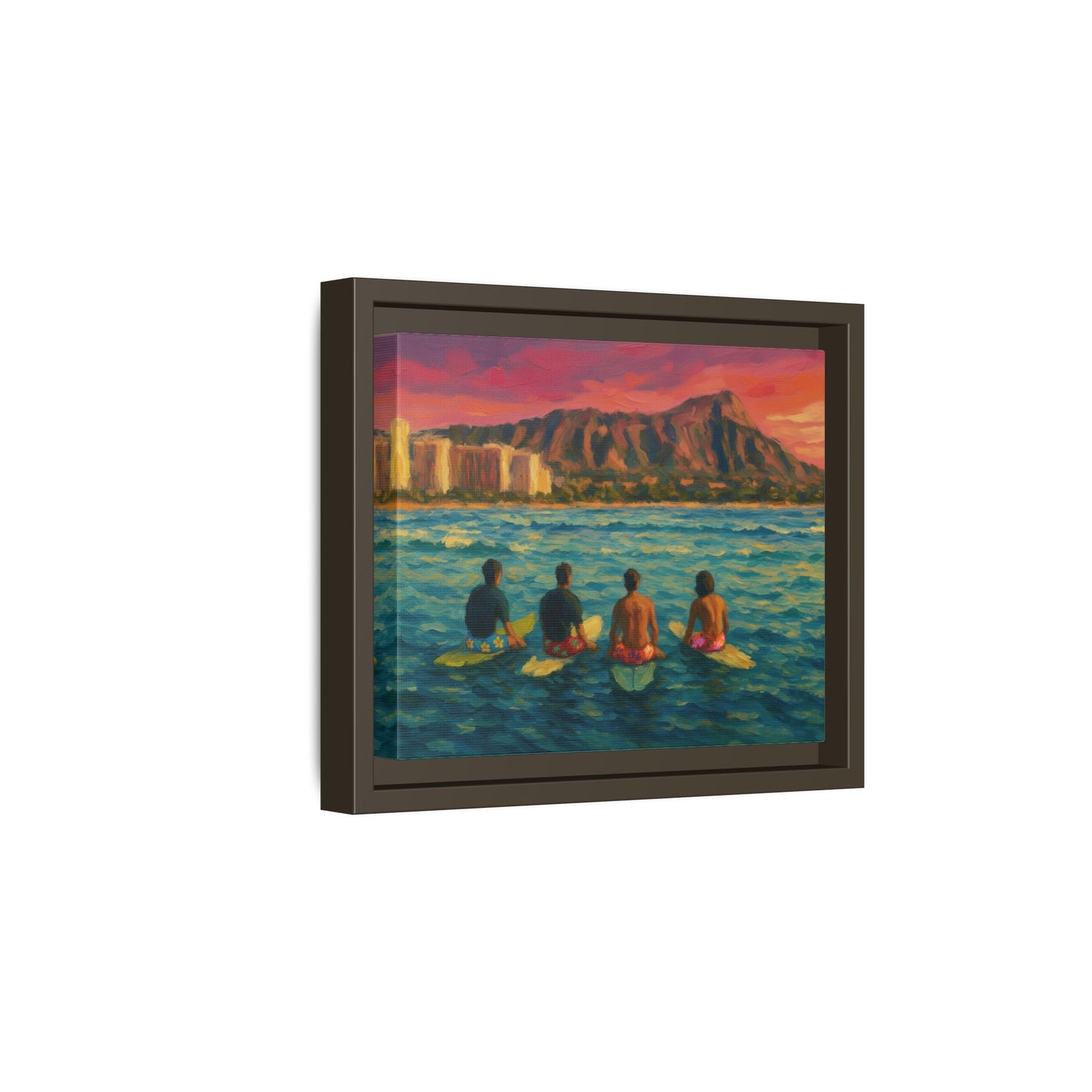 A Day On The Water - Framed Canvas