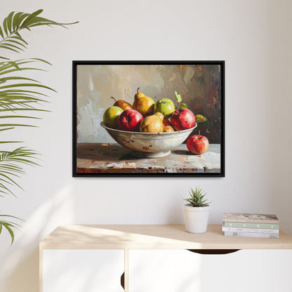 Farmhouse Fruit Bowl - Framed Canvas