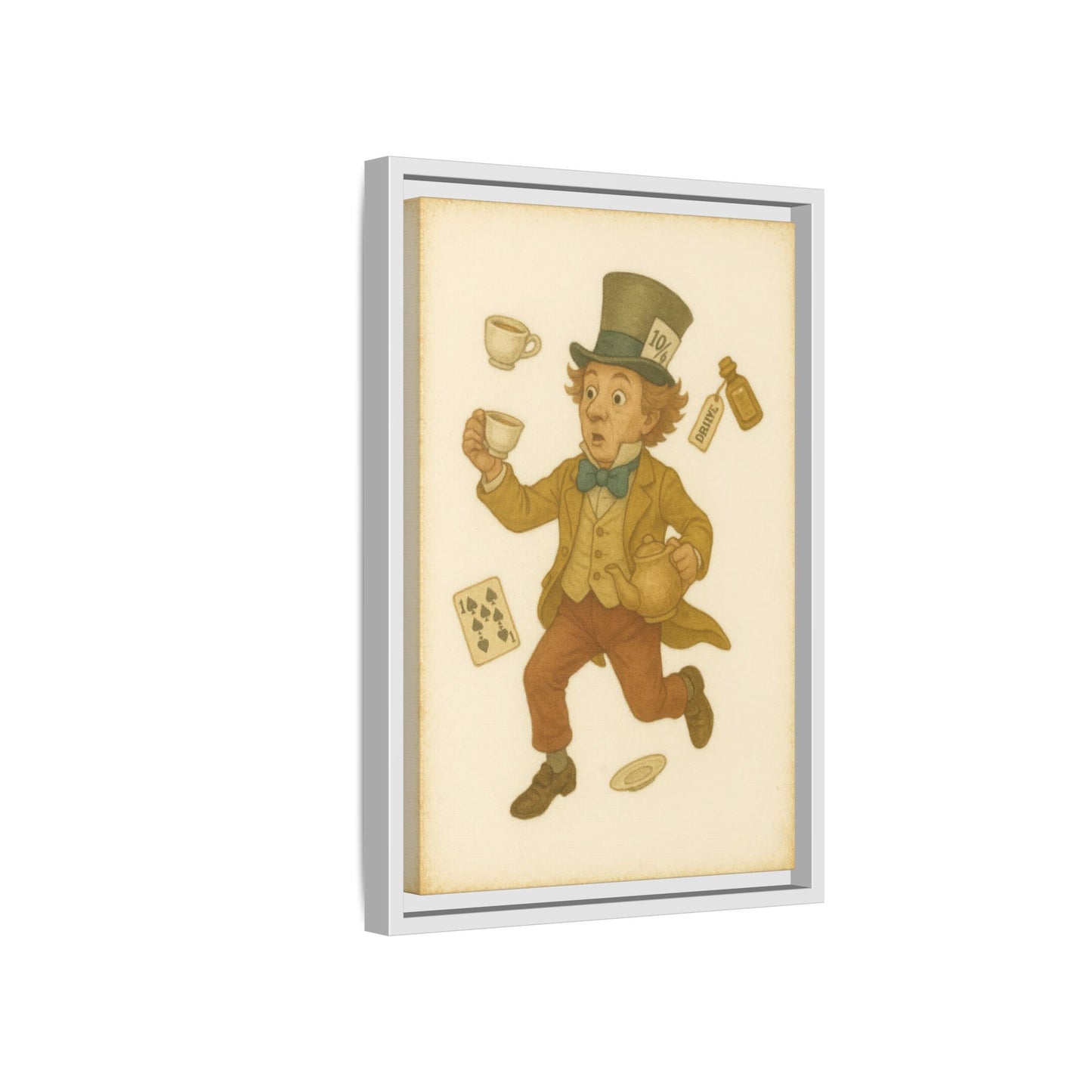 The Mad Hatter - Framed Canvas