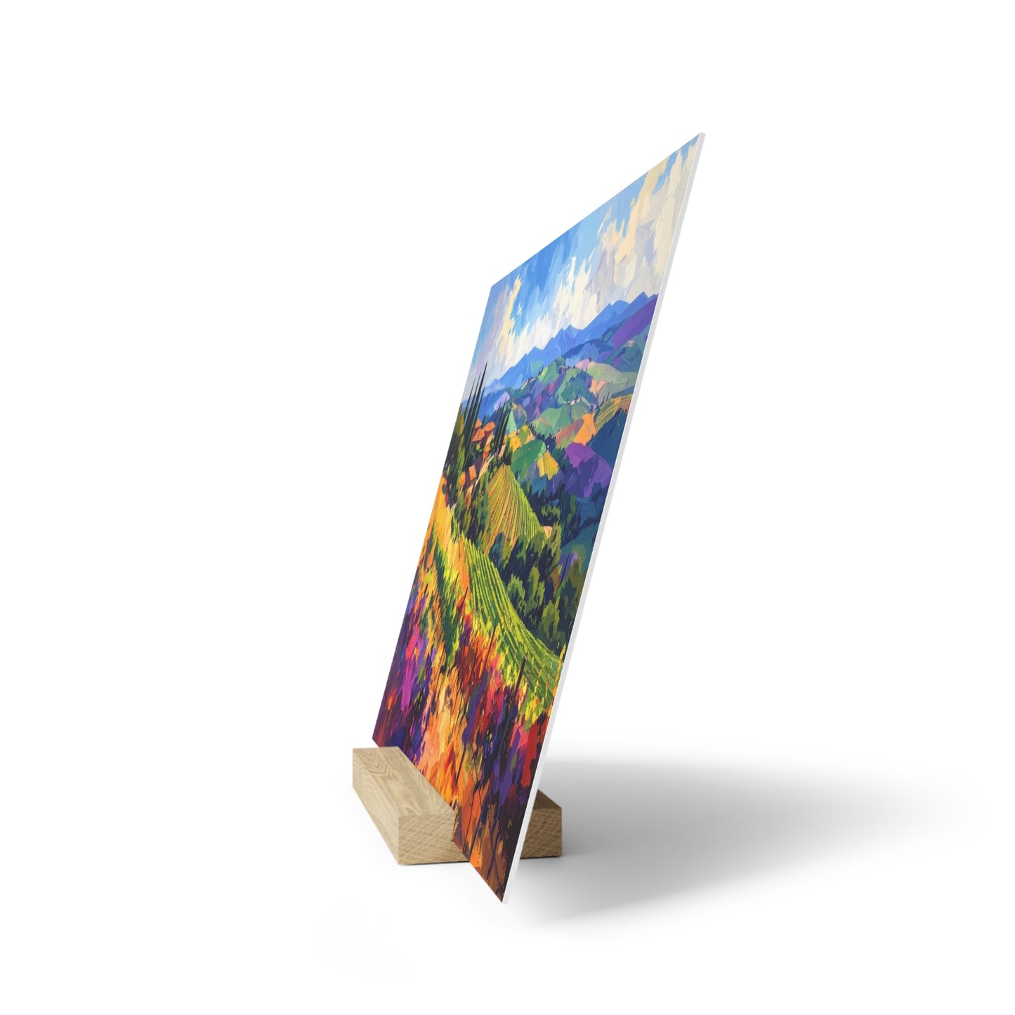 Italian Vineyard - Gallery Board with Stand