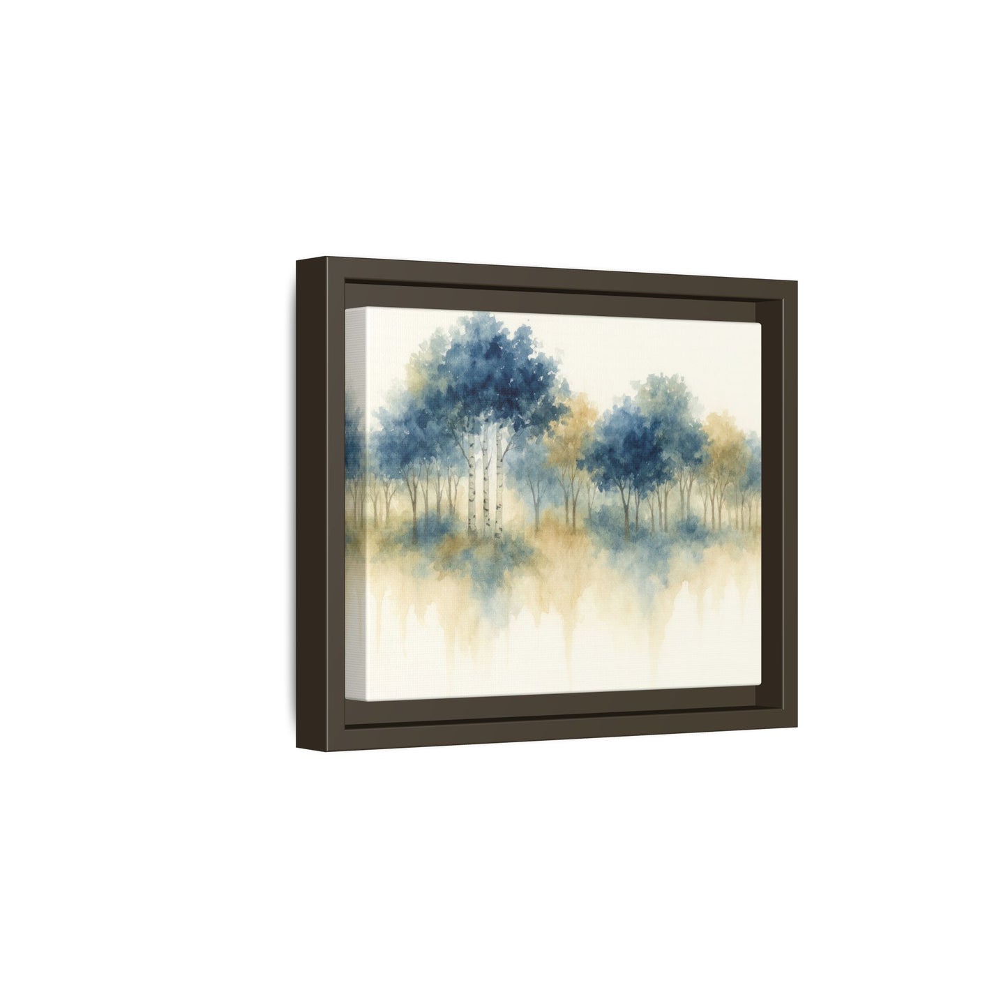 Floating Aspen and Birch Forest - Framed Canvas