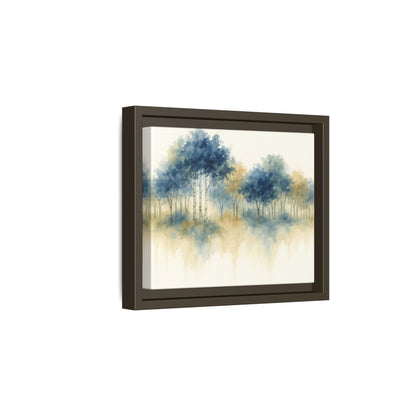 Floating Aspen and Birch Forest - Framed Canvas