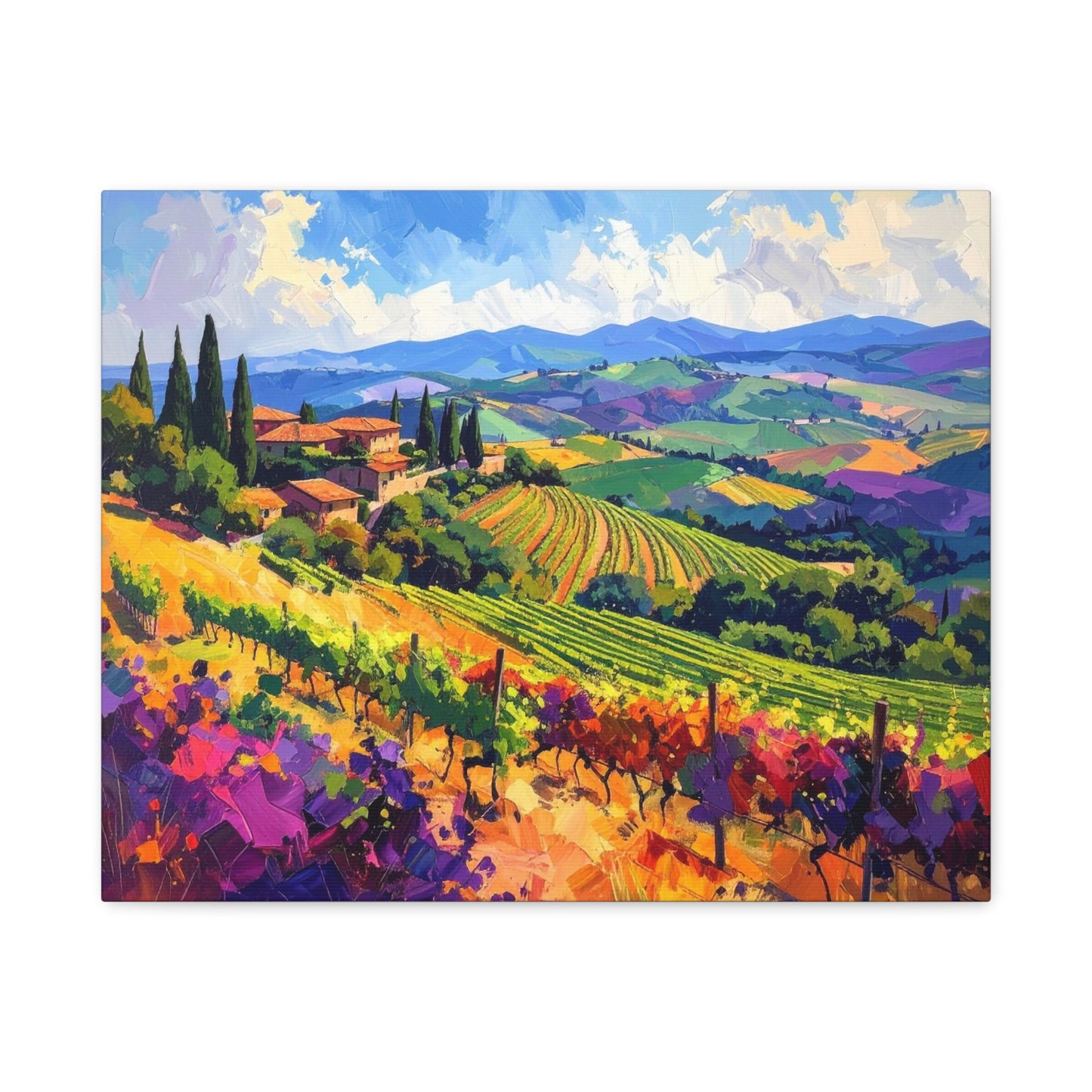 Italian Vineyard - Canvas