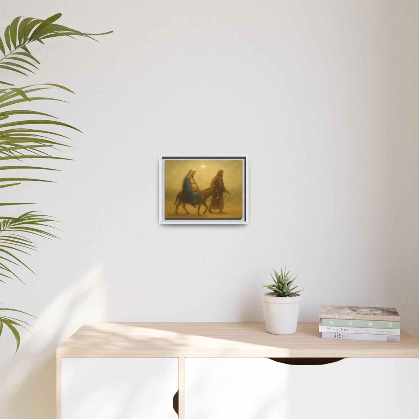 Journey to Bethlehem - Framed Canvas