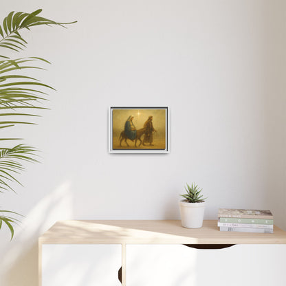 Journey to Bethlehem - Framed Canvas