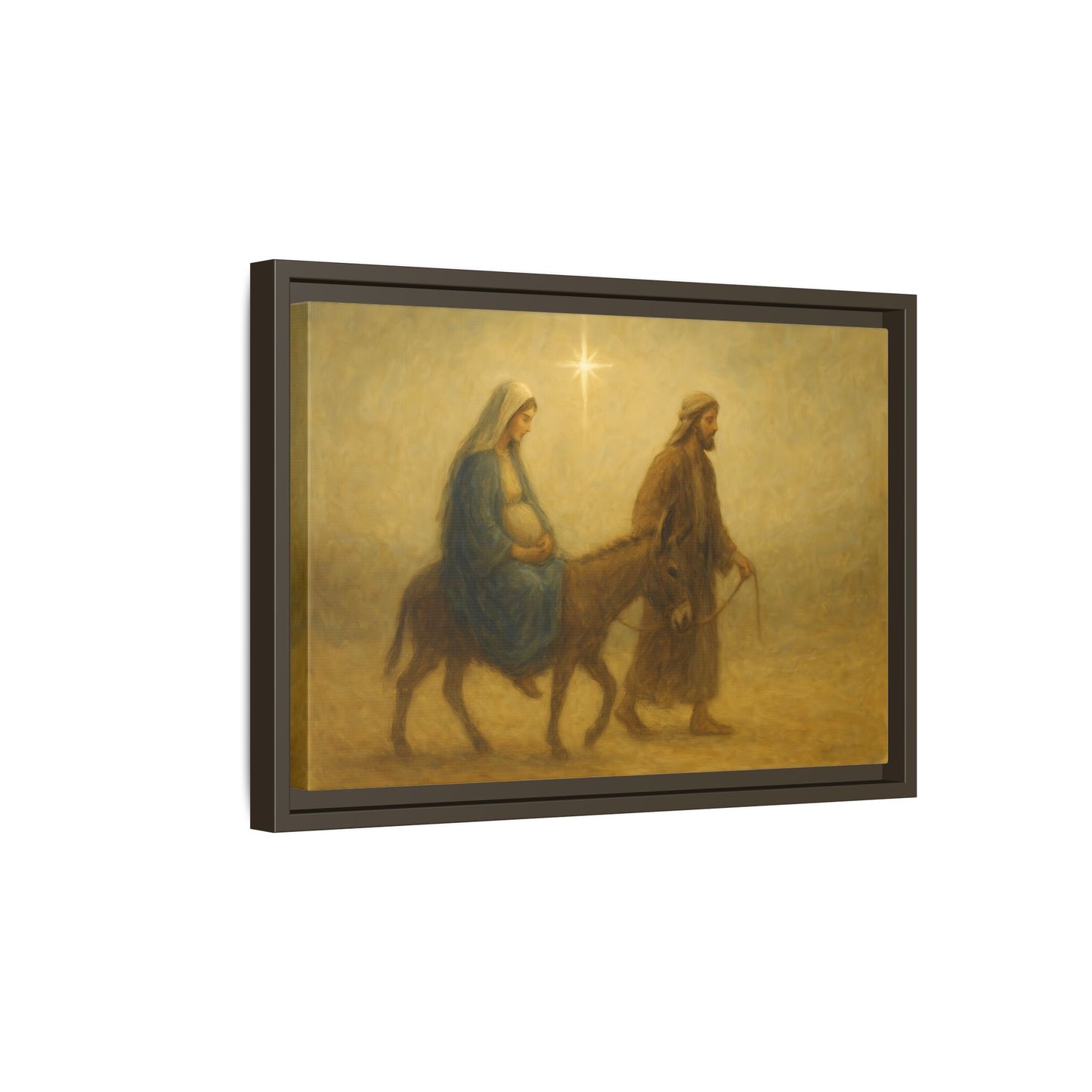 Journey to Bethlehem - Framed Canvas