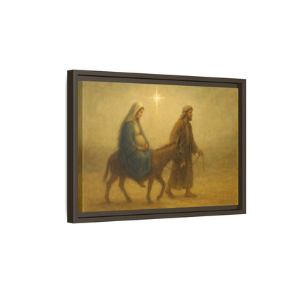 Journey to Bethlehem - Framed Canvas