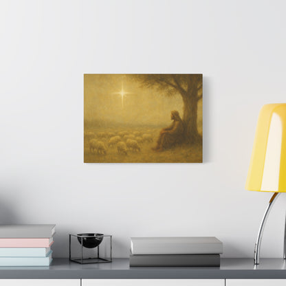 Shepherd In The Field - Canvas