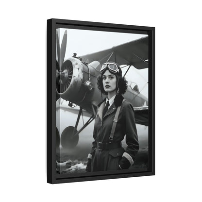 Lady of the Sky - Framed Canvas