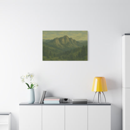 Green Mountains Canvas