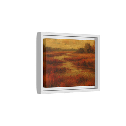 Fall Marsh - Framed Canvas