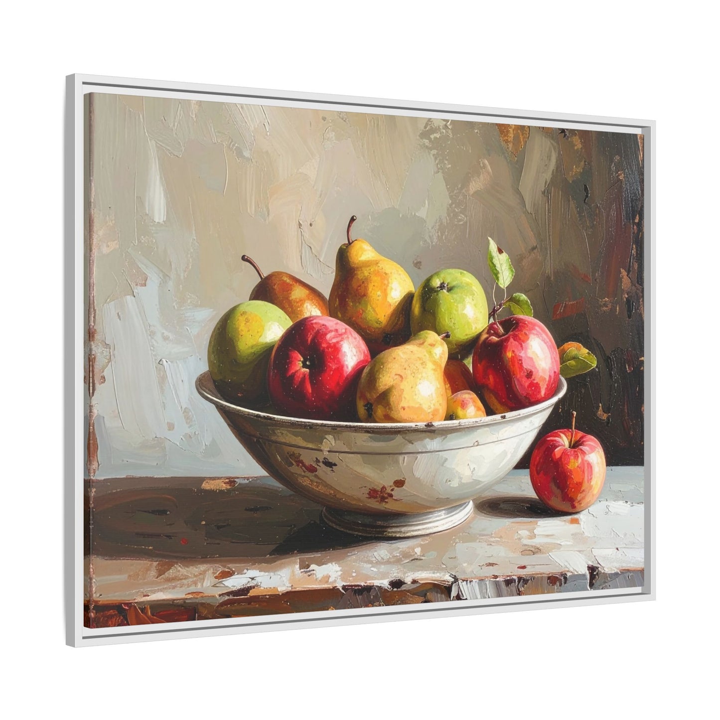 Farmhouse Fruit Bowl - Framed Canvas