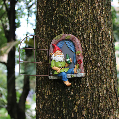 Elf Tree Hugger - Garden Decoration