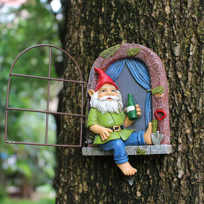 Elf Tree Hugger - Garden Decoration